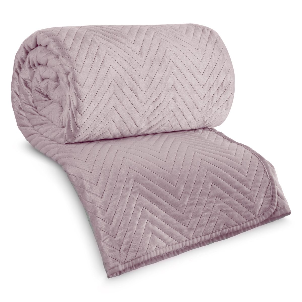 Narzuta welurowa D91/N/LUIZ9/PUDE 170 x 210 puder Eurofirany