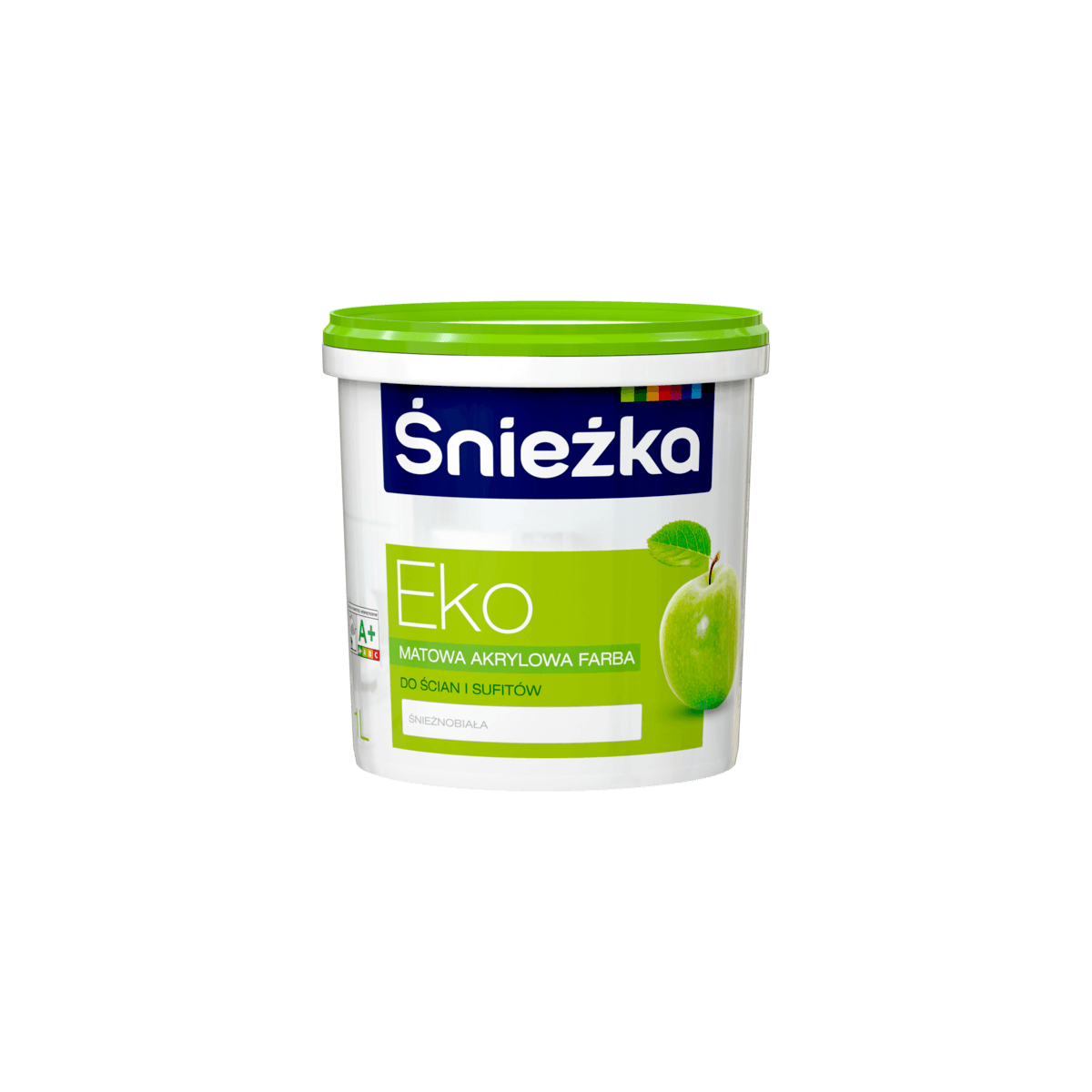 FARBA EMULSJA SNIEZKA EKO biały  1L.