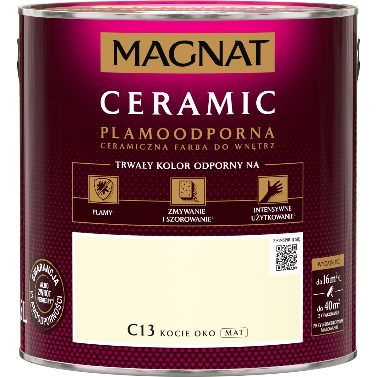 FARBA CERAMICZNA MAGNAT Ceramic KOCIE OKO C13  2,5L