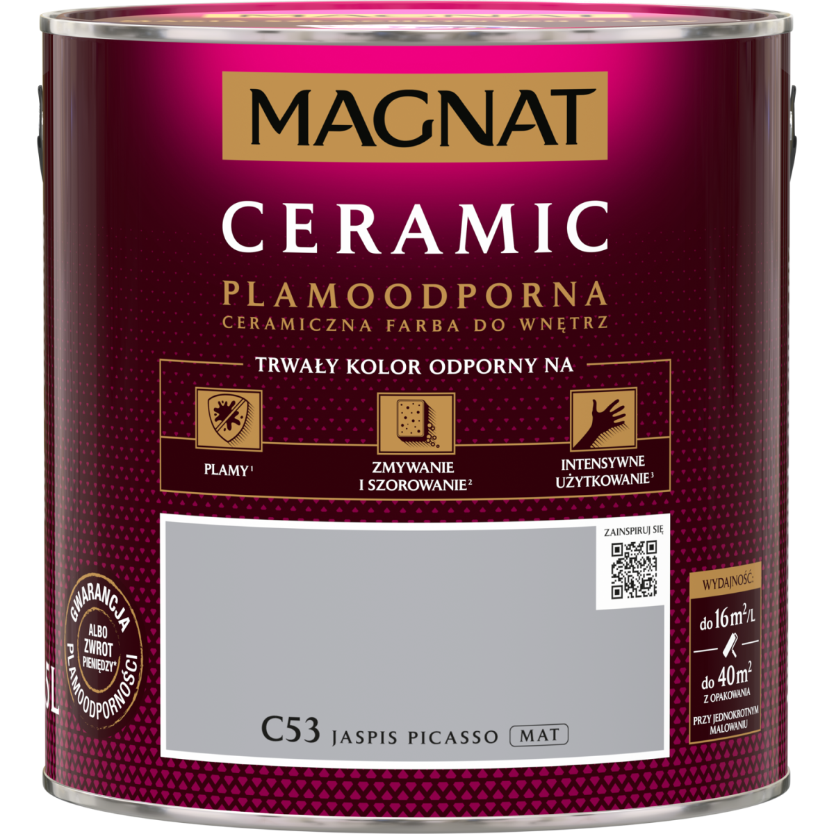 FARBA CERAMICZNA MAGNAT Magnat Ceramic JASPIS PICASSO C53 2,5L