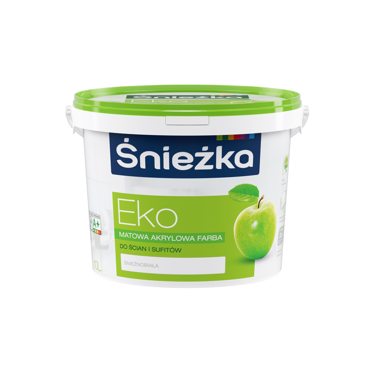 FARBA EMULSJA Snieżka EKO biały  10L.+15%