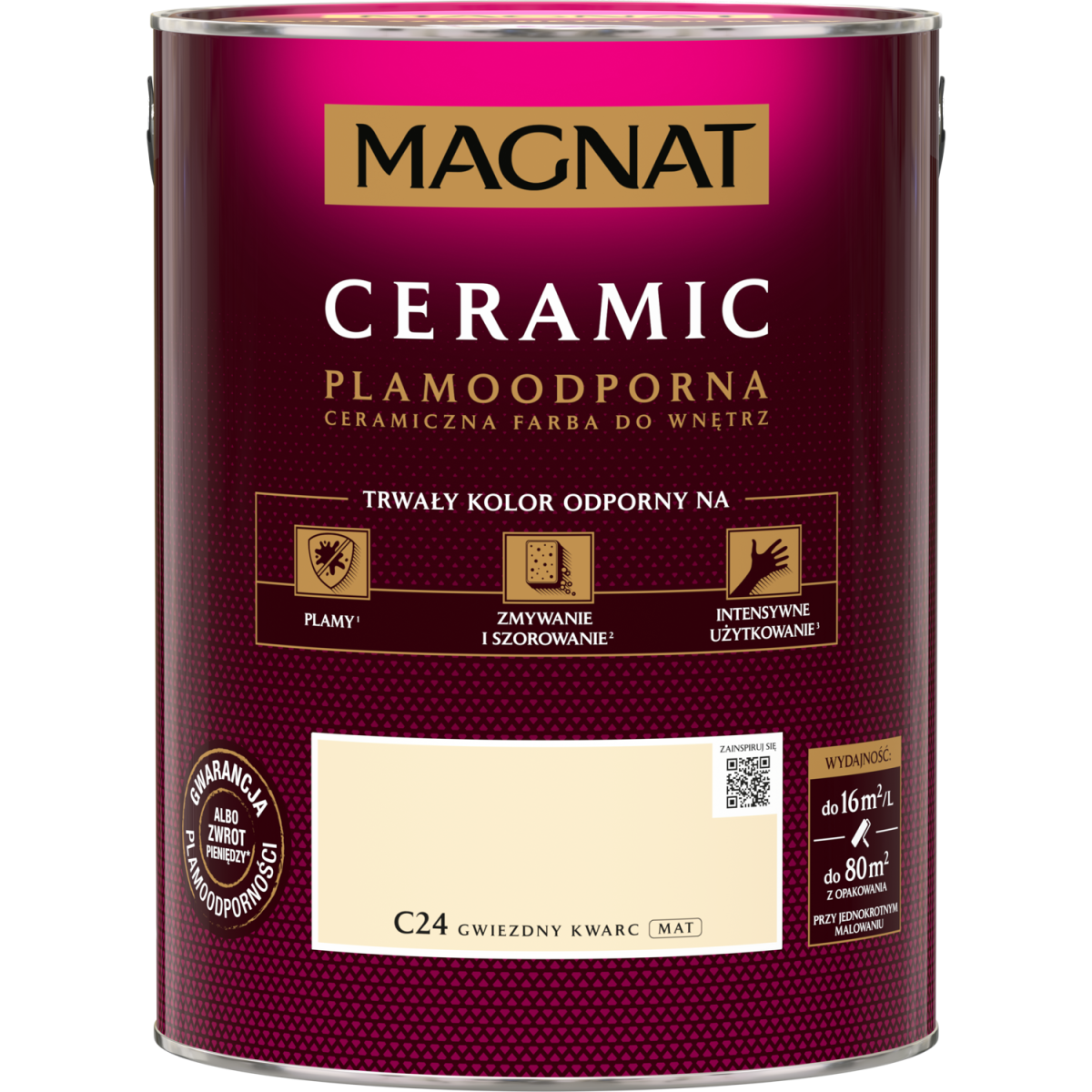 FARBA CERAMICZNA MAGNAT Ceramic GWIEZDNY KWARC C24 5L