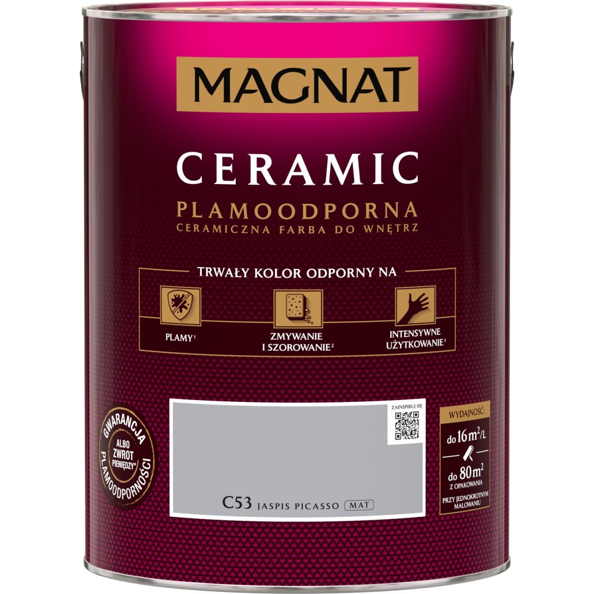 FARBA CERAMICZNA MAGNAT Magnat Ceramic JASPIS PICASSO C53 5L