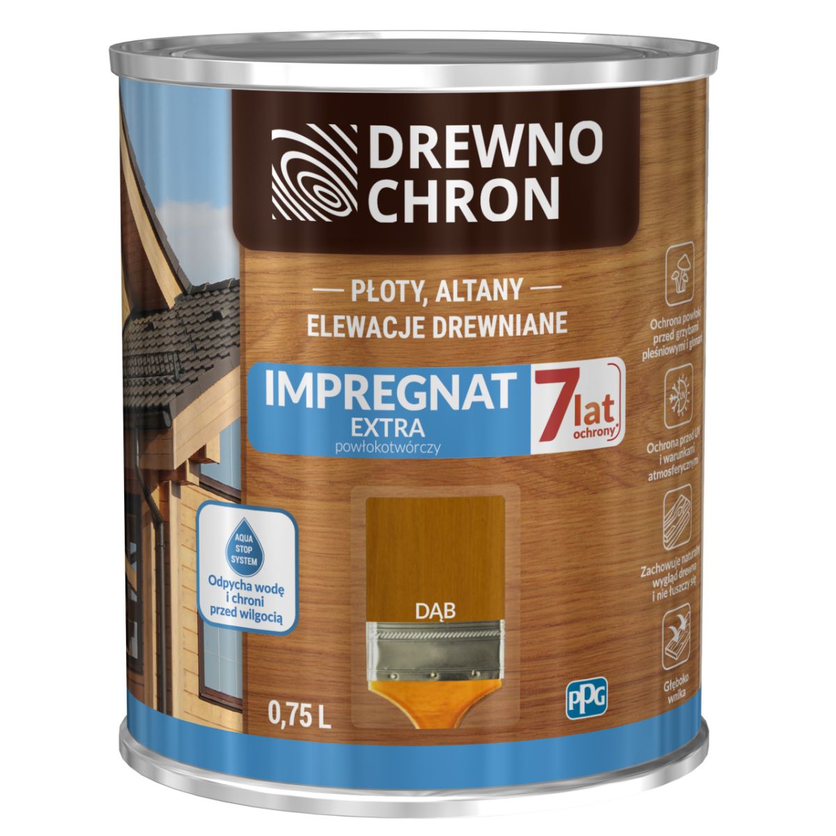 DREWNOCHRON IMPREGNAT EXTRA 2,5L PALISANDER