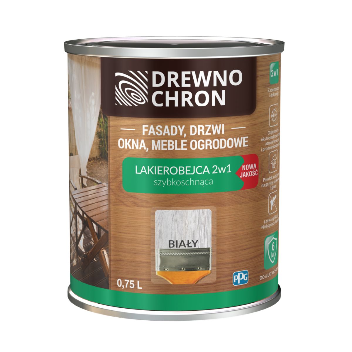 DREWNOCHRON LAKIEROBEJCA 2w1 MAHOŃ 0,8L