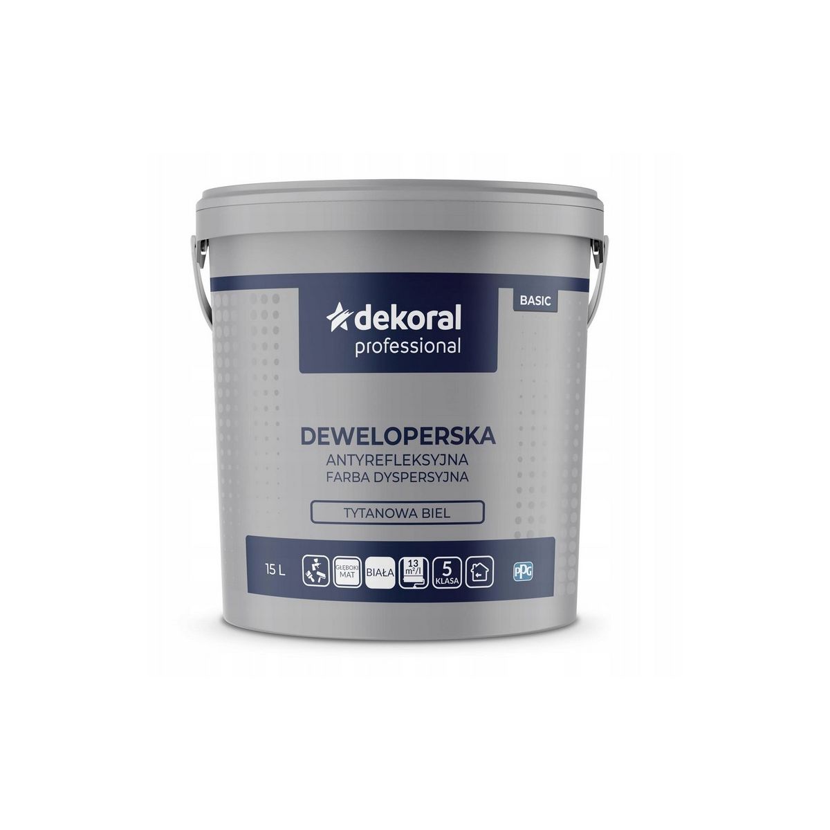 Farba Dekoral deweloperska biała 15 L