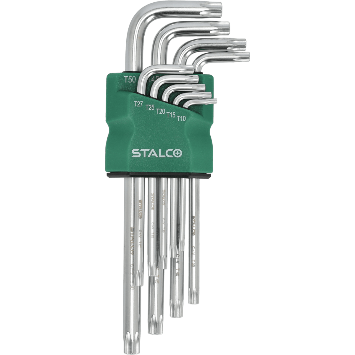 Klucze Torx z otworem T10-15-20-25-27-30-40-45-50 Stalco