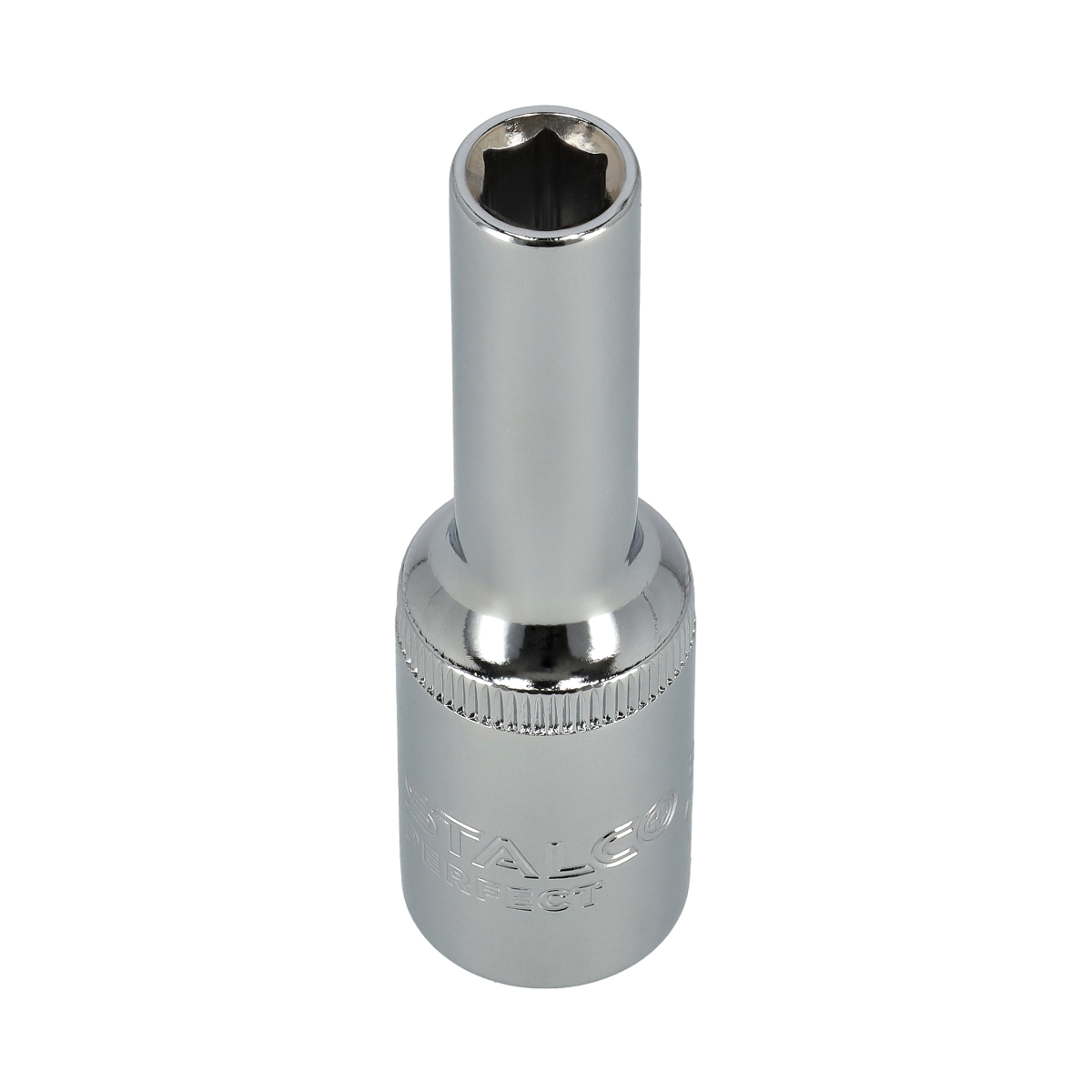 Nasadka sześciokątna głęboka 1/2'' 8 mm CrV Stalco