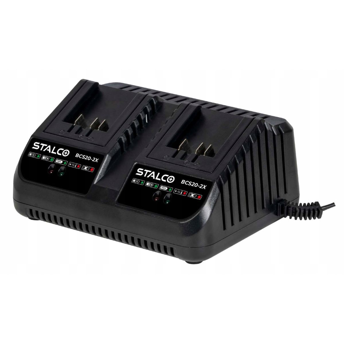 Ładowarka podwójna BCS20-2X4A aku. Stalco