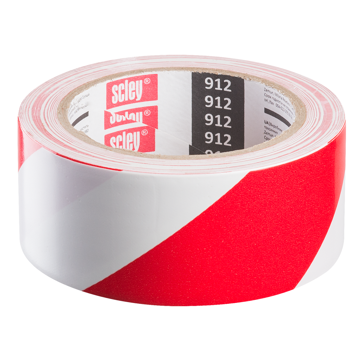 Taśma ostrzegawcza Kaem biało-czerwona 48 mm x 33 m czerwona