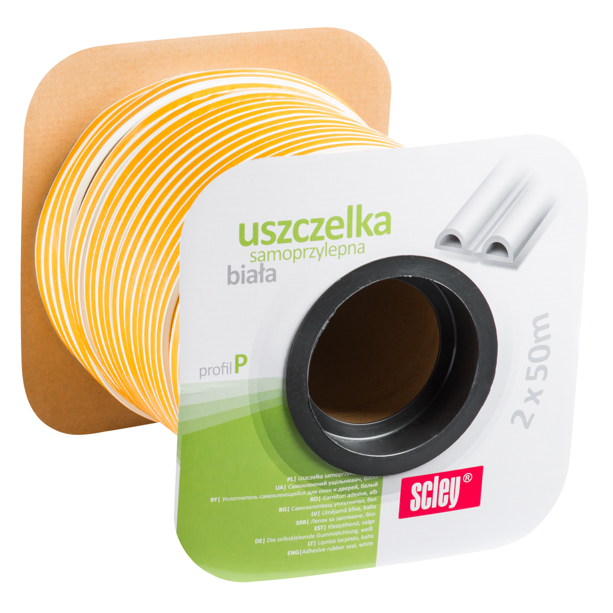 Uszczelka 2x75 m E biała rozmiar 1-3,5 mm Kaem