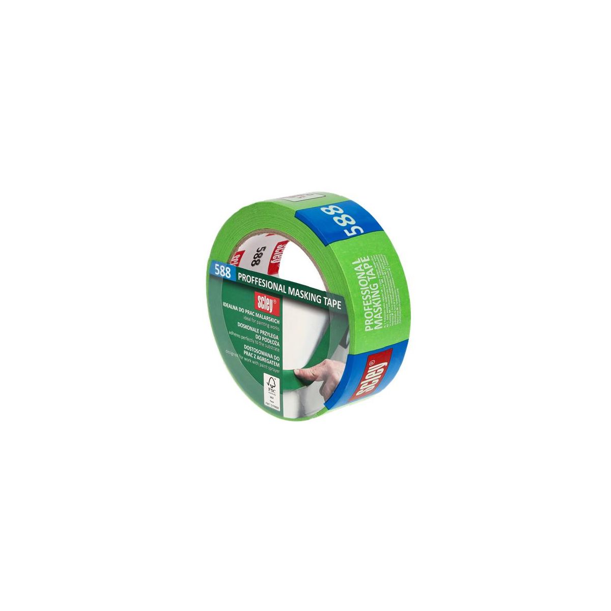 Taśma malarska Kaem niebieska 588 mm 38 33 m 14 dni - zdjęcie 2