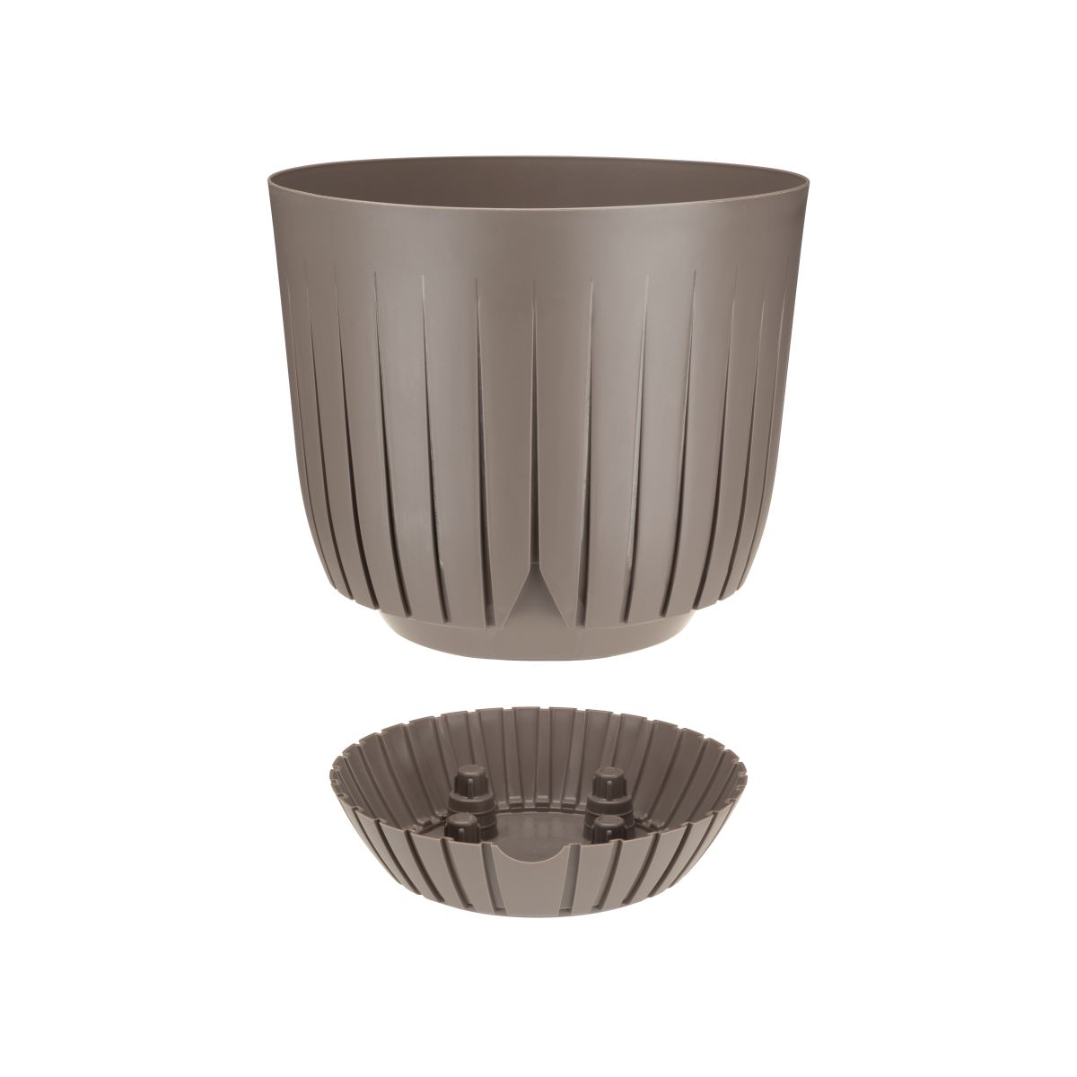 GALICJA Doniczka BRITTA 1 13cm 36539 taupe - zdjęcie 2