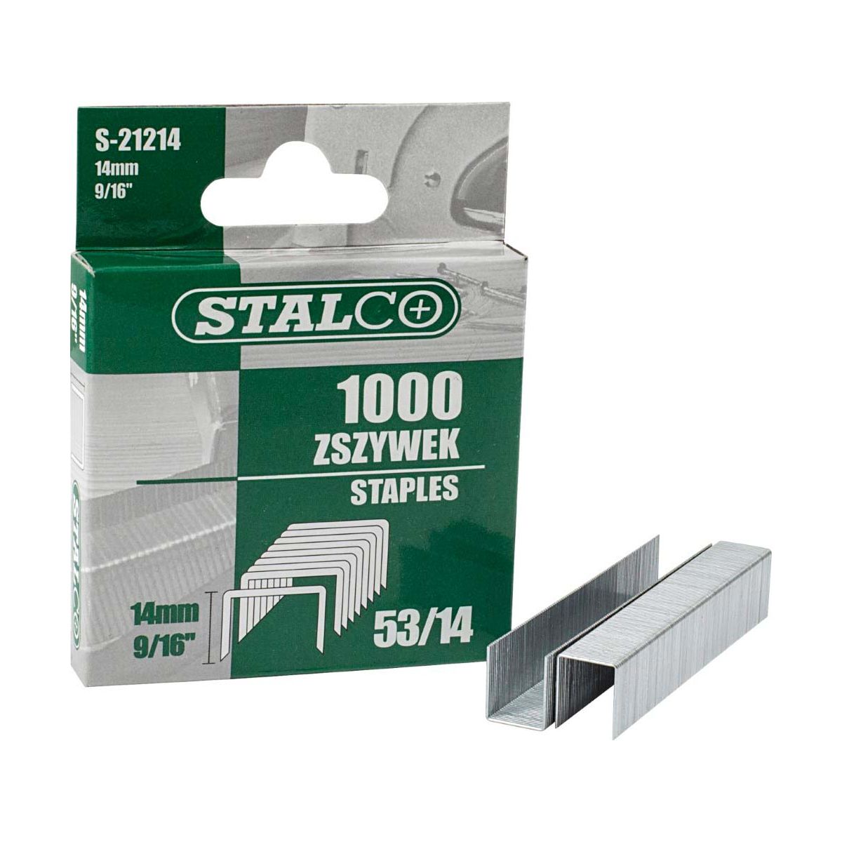 Zszywki 14 mm opak. 1000 szt Stalco