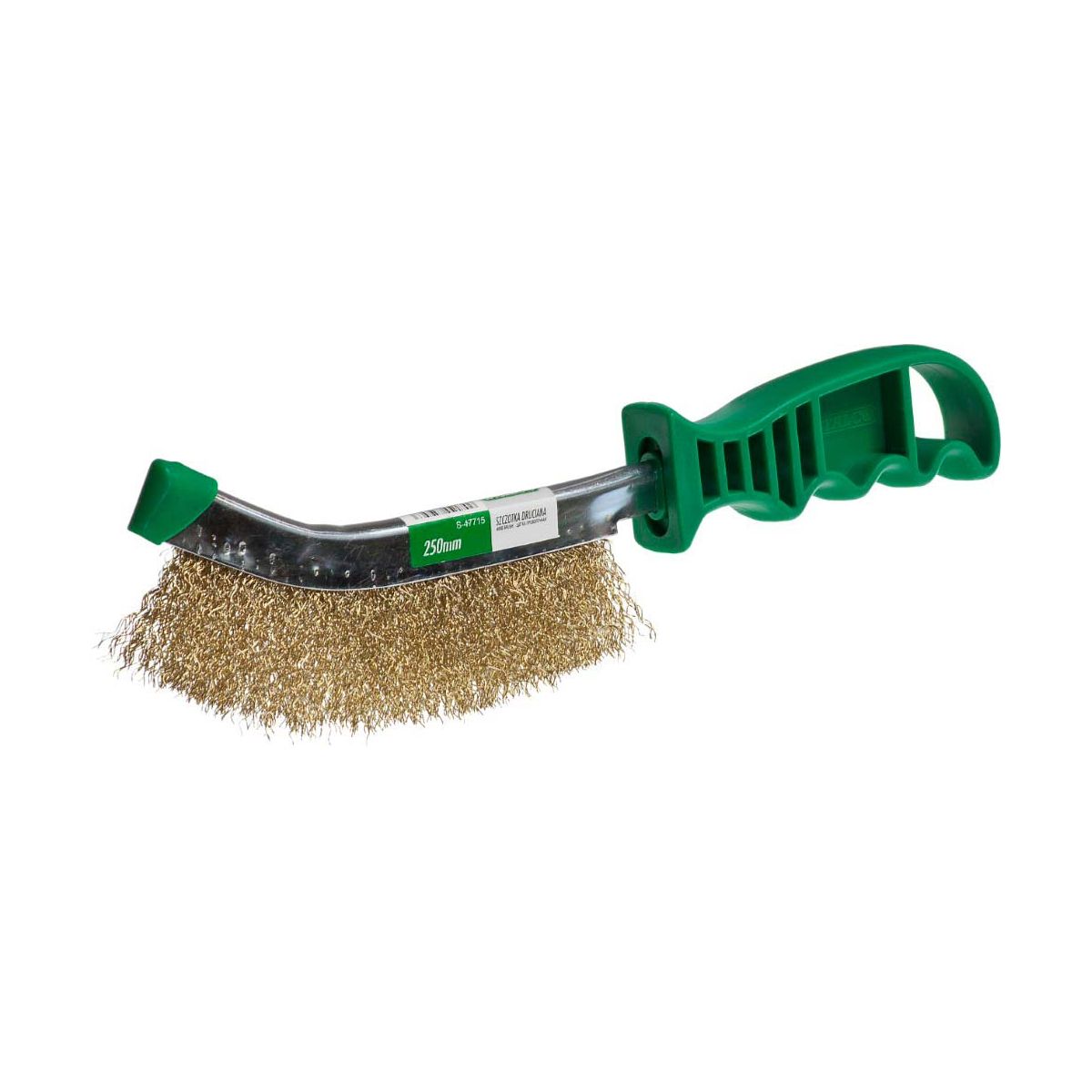 Szczotka druciana 250 mm mosiężna S-47715 Stalco