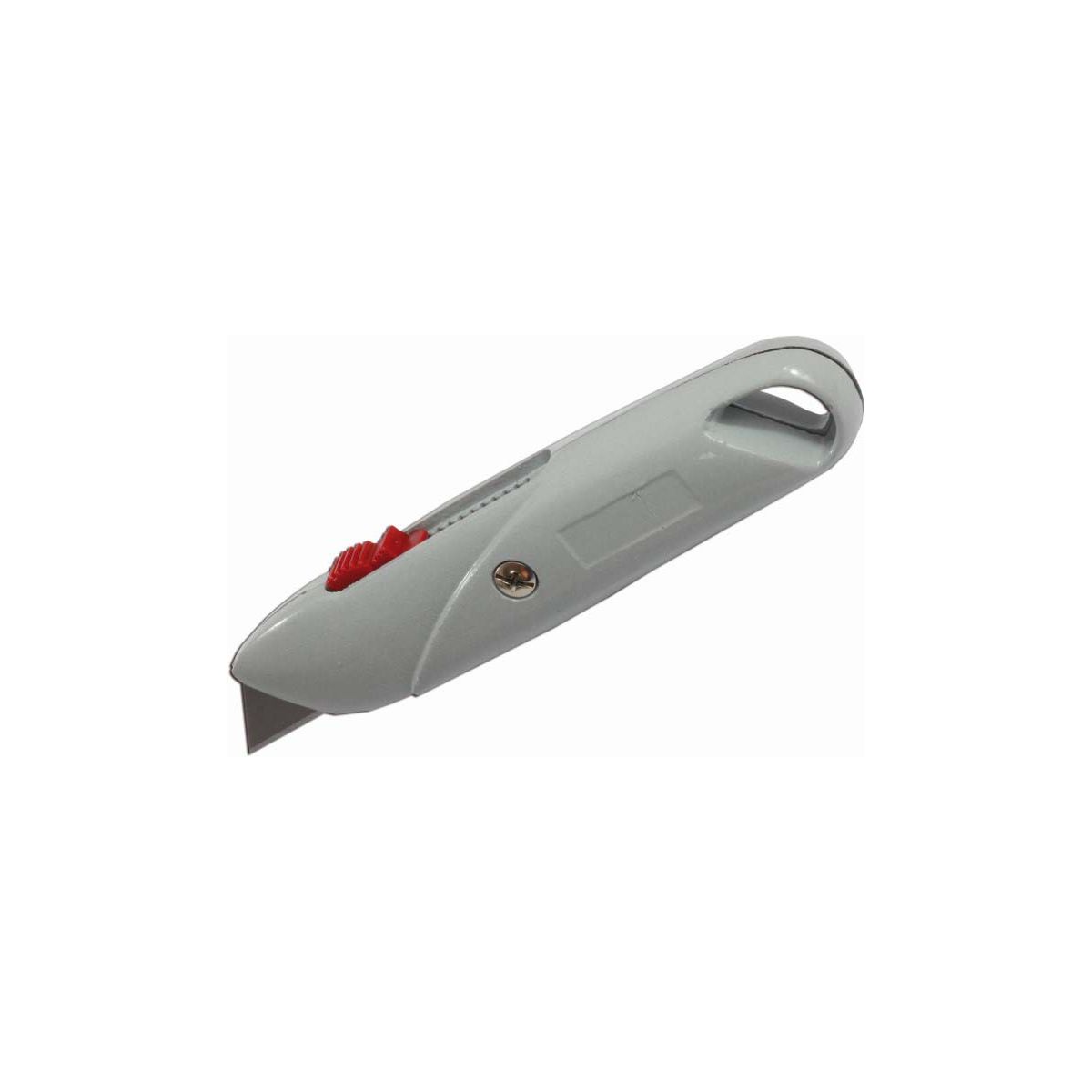 Nóż z ostrzem trapezowym metal. Stalco S-17542