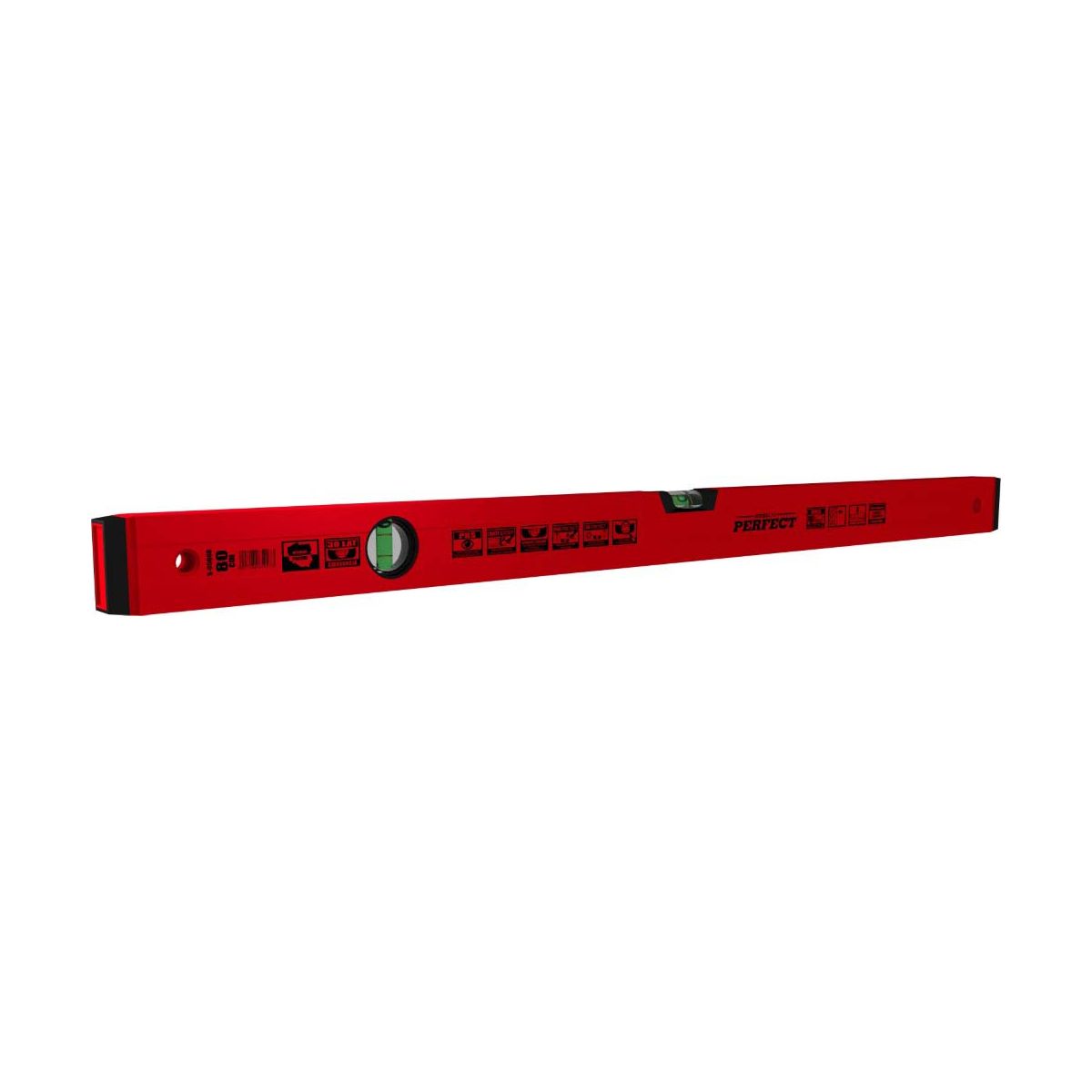 Poziomnica Stalco 40 cm czerw Perfect S-65040
