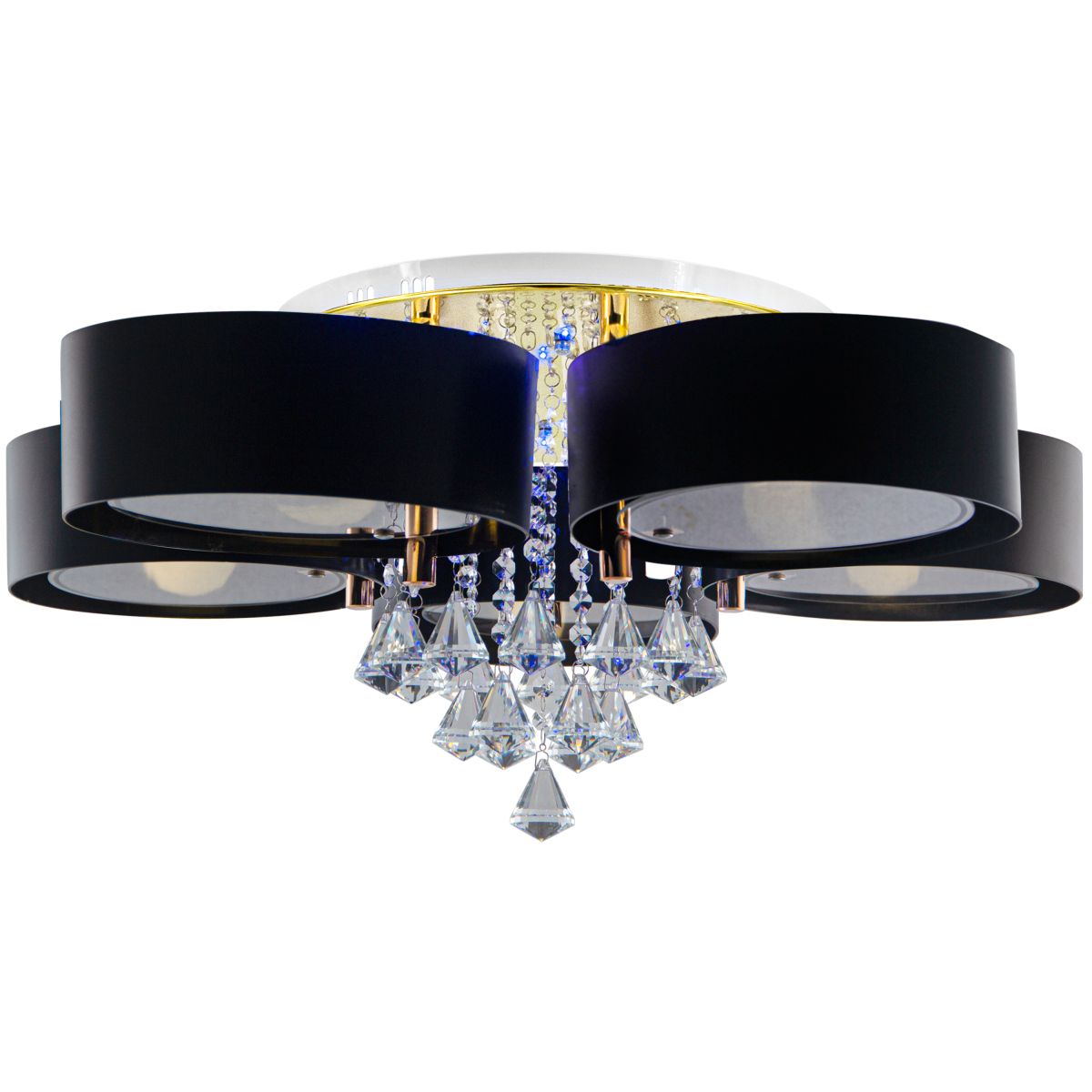 Element oprawy oświetleniowej DRS8006/5 plafon E27 5pł. 27 x LED Gold Black